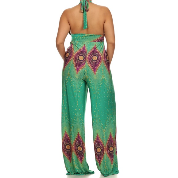 Symphony Pants & Jumpsuits Jade Halter Jumpsuit Poshmark